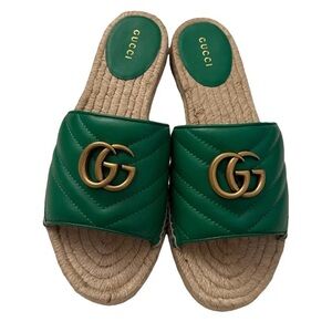 Gucci GG Marmont Slide Sandals